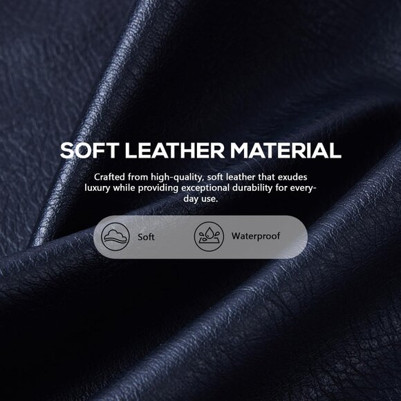 Versatile Vegan Leather Crossbody Bag: RFID Protection, 4 Pockets, Adjustable - Picture 7 of 7